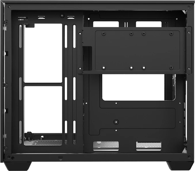 Kasë Darkflash TH285M, Midi Tower, për pllakë amë M-ATX/ITX, xham i temperuar, e zezë