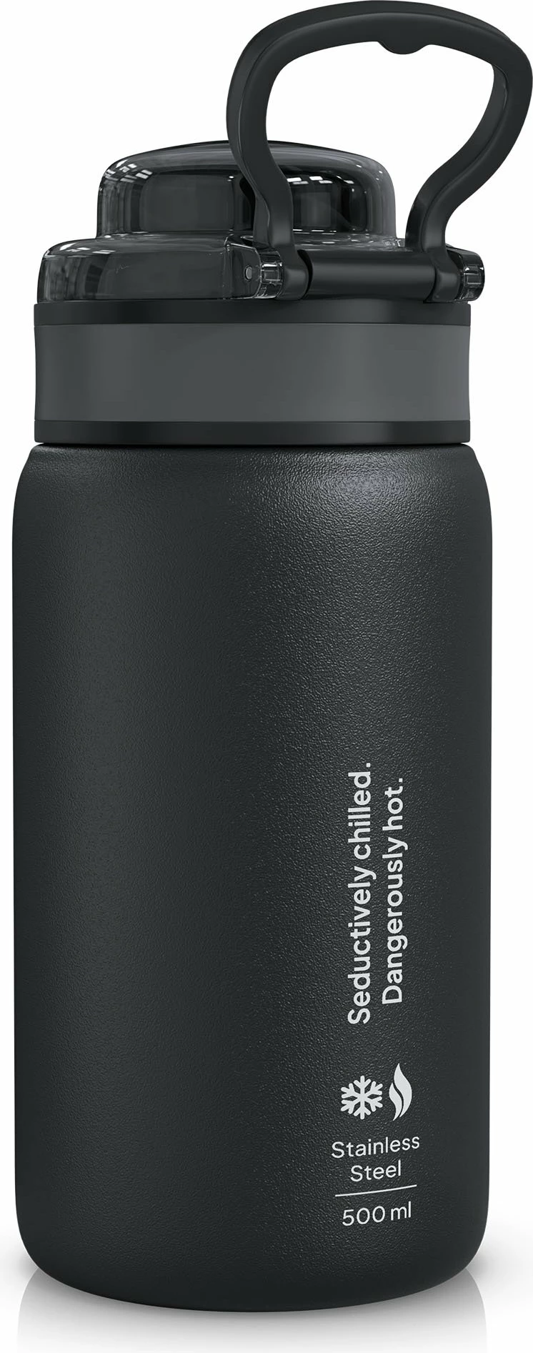 Shishe termike Zipro 500 ml çelik inox, e zezë