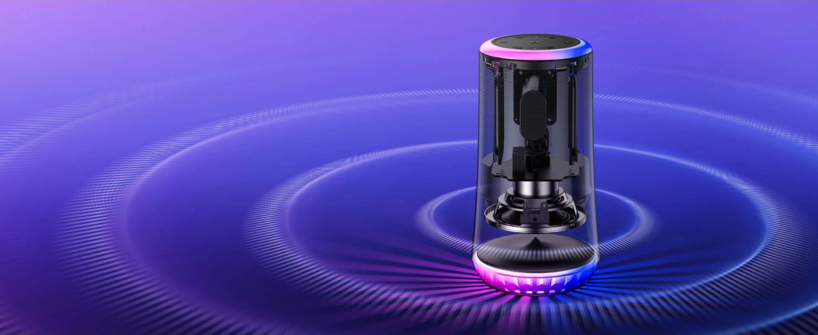 Boks portativ Anker Soundcore Glow, 30W, Wireless, i zi