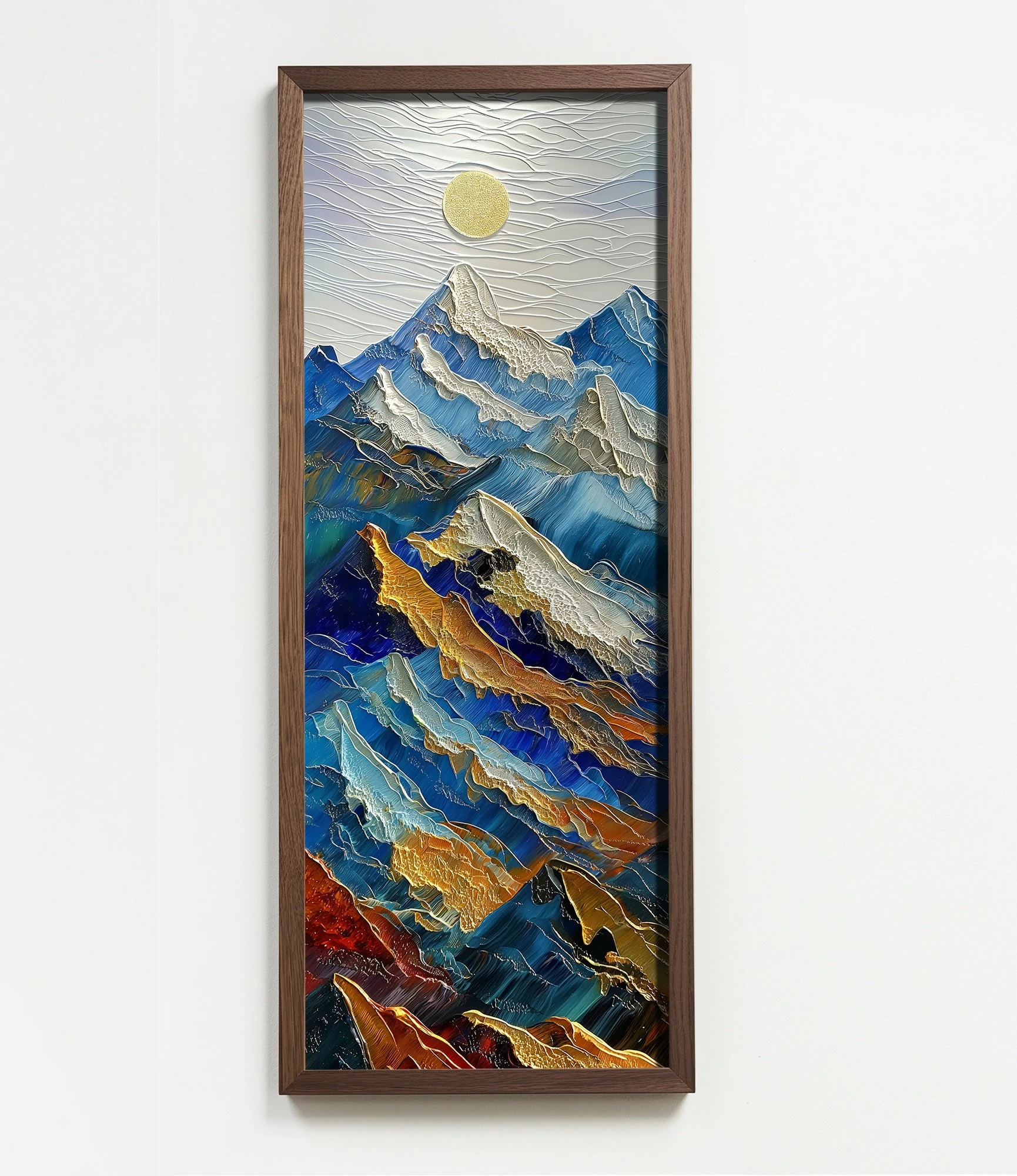 Pikturë dekorative me kornizë, MDF, shumëngjyrëshe, Wallity, LONG026-S/120-40