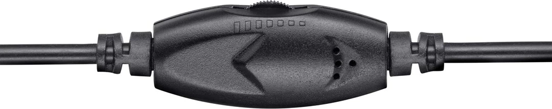 Kufje Trust 21665, me kabllo, për thirrje/muzikë, të zeza