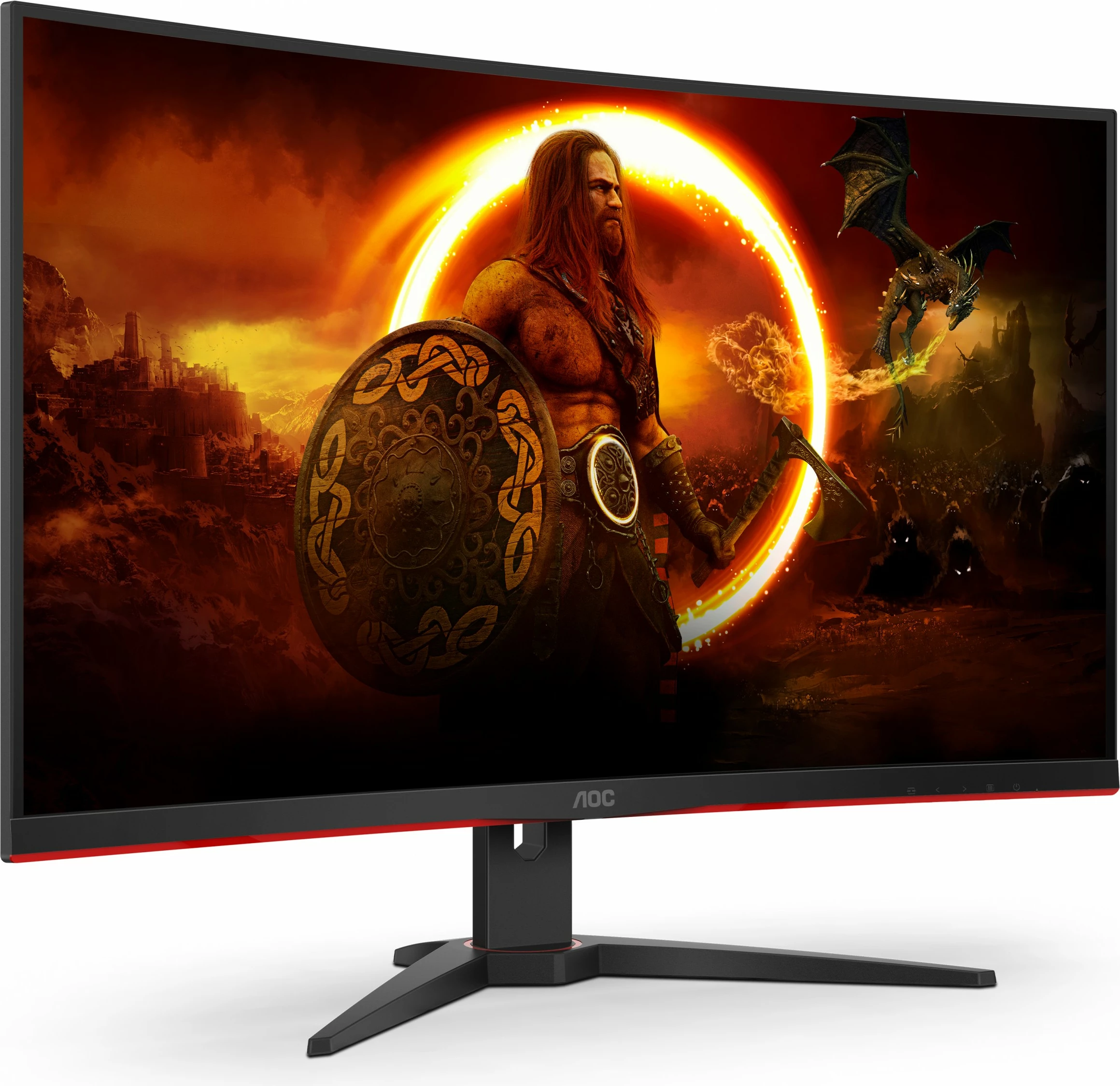 Monitor AOC G2 CQ32G2SE/BK, 31.5", 2K Ultra HD, LED, 1 ms, i zi, i kuq