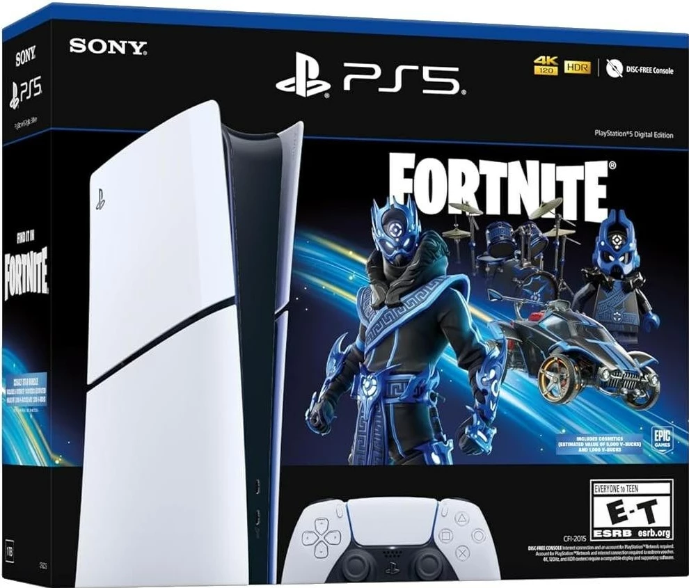 Konsolë Sony Playstation 5 Digital Edition Slim, Bardhë