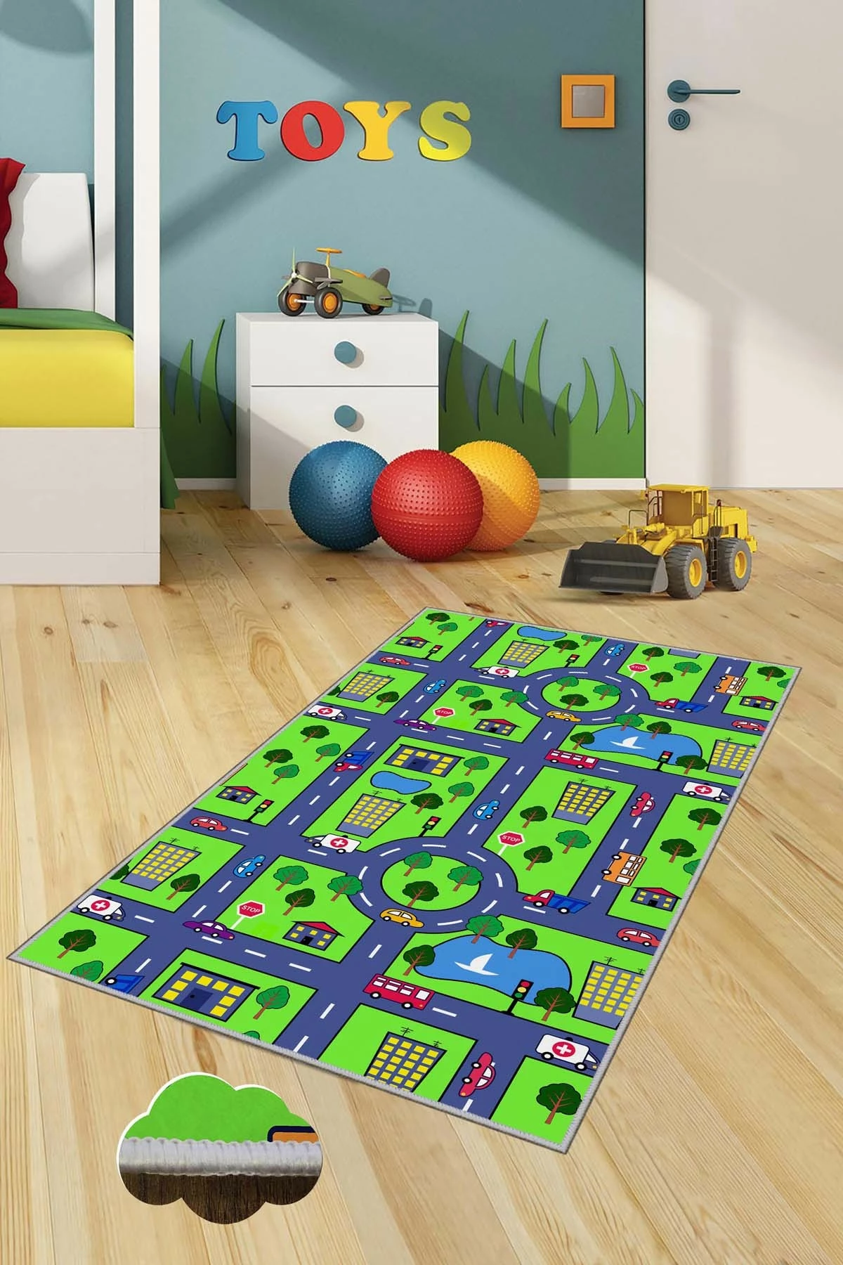 Qilim për fëmijë, shumëngjyrësh, 60x100cm, Conceptum Hypnose, HMNT458