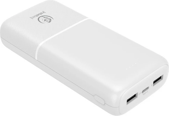 Powerbank Rebeltec P20, 20000mAh, 10W, Bardhë