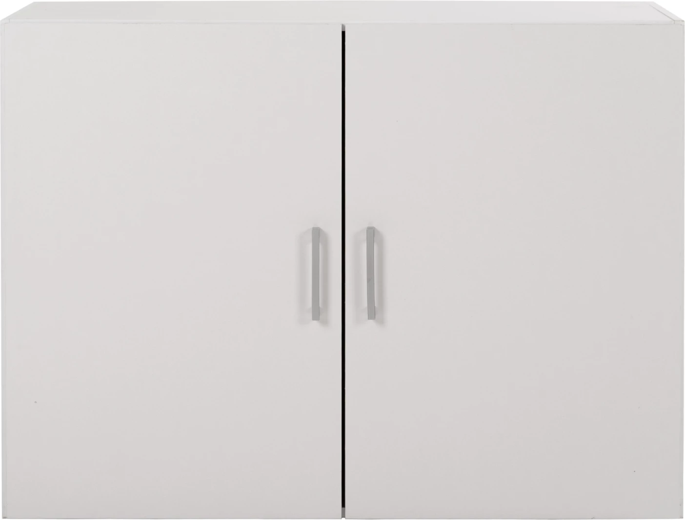 Kabinet i sipërm për gardërobë me 2 dyer, JASLYN FH350.05, melaminë, ngjyrë e bardhë, 80.2x42x60H cm