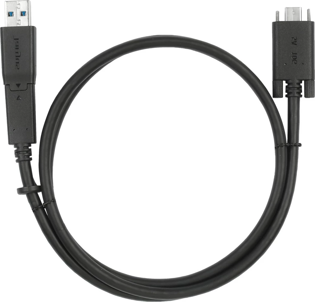 Kabllo USB-C Targus 1.8m, me adapter USB-A, e zezë