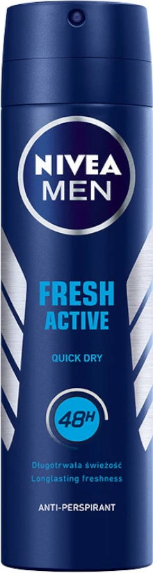 Deodorant spraj për meshkuj Nivea Men Fresh Active 150ml