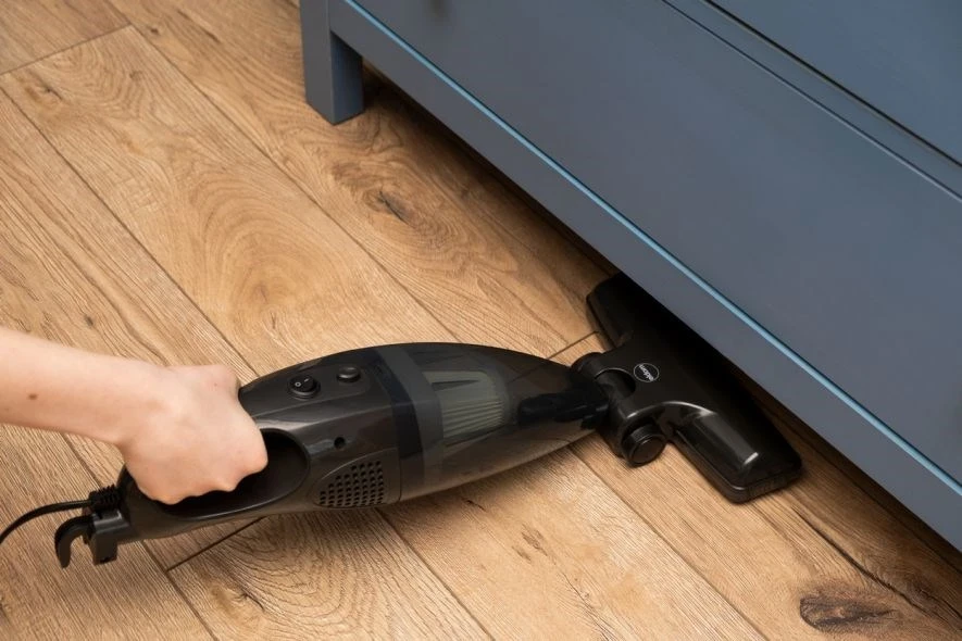 Fshesë elektrike ELDOM OC600, 2in1 TWINN, pa kabllo, pa qese, HEPA, e zezë