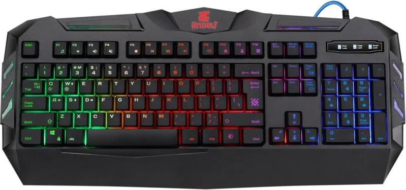 Tastierë gaming Defender Werewolf GK-120DL me ndriçim, e zezë