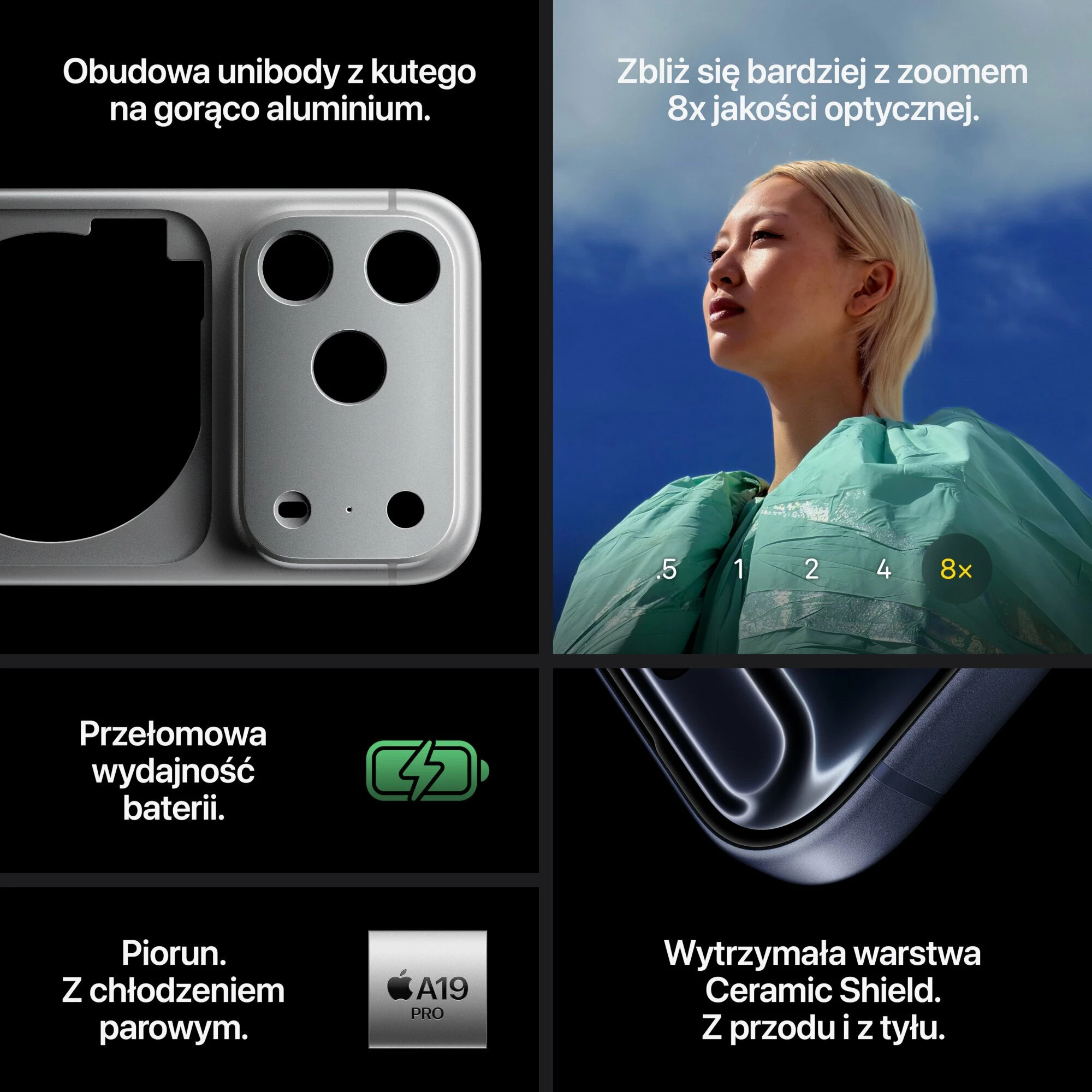 Celular Apple iPhone 17 Pro 256GB Dual SIM, blu e thellë