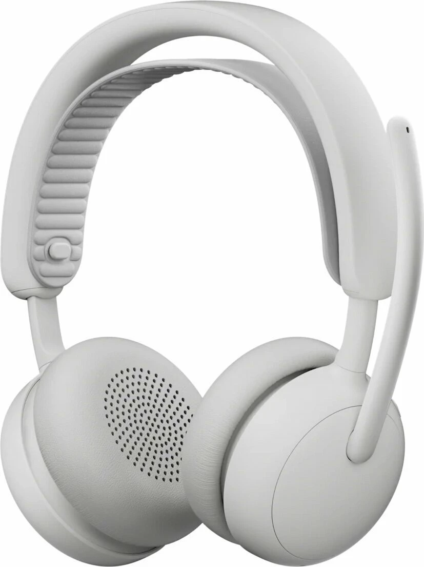 Kufje Logitech Zone Wireless 2 ES 981-001508, Bluetooth/USB-C, ANC, të bardha