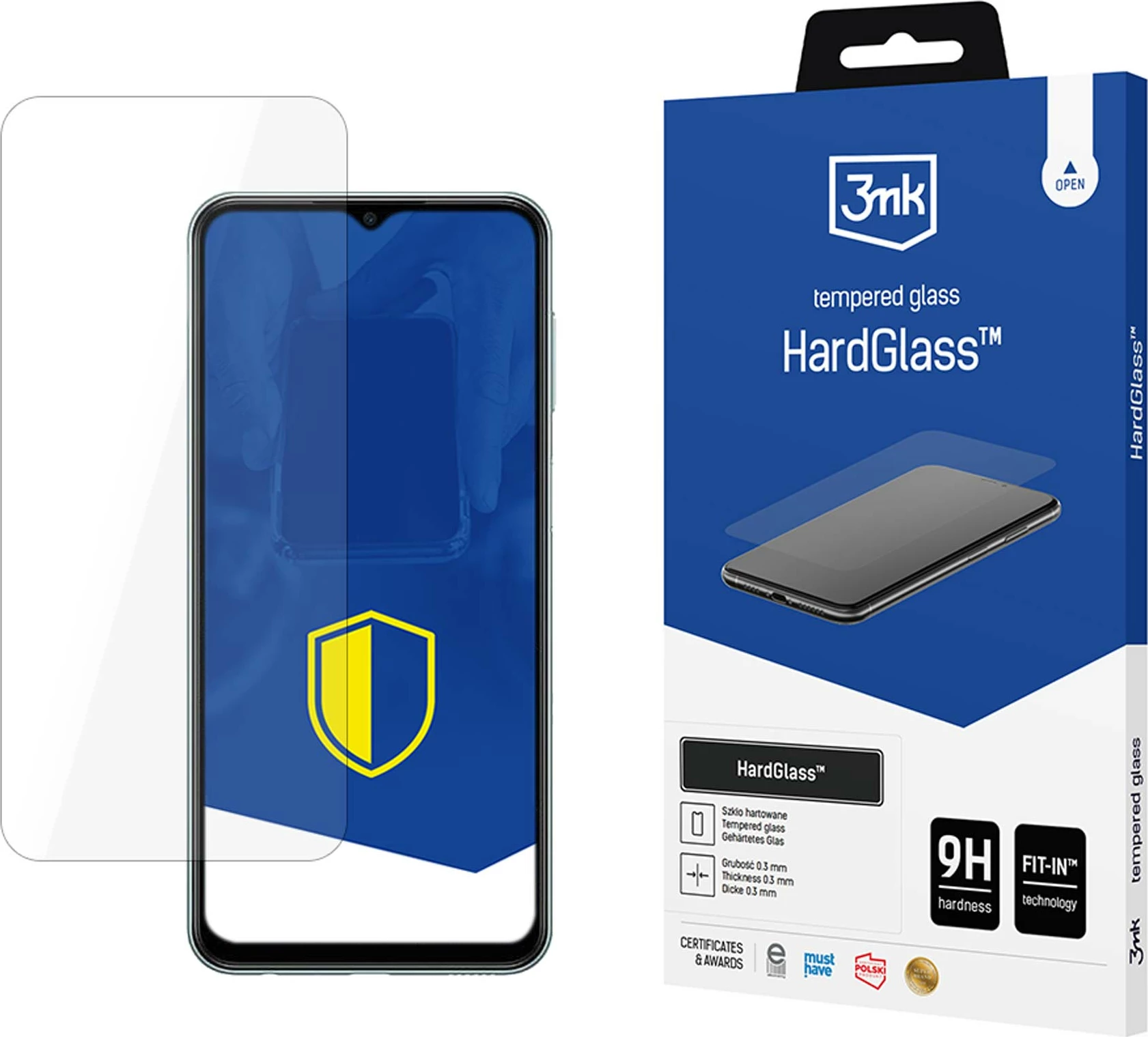Xham mbrojtës 3mk HardGlass për Samsung Galaxy M23 5G, Transparent