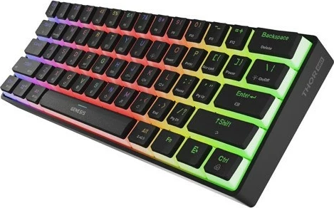 Tastierë Genesis Thor 660 G2 RGB, Gateron Red, e zezë
