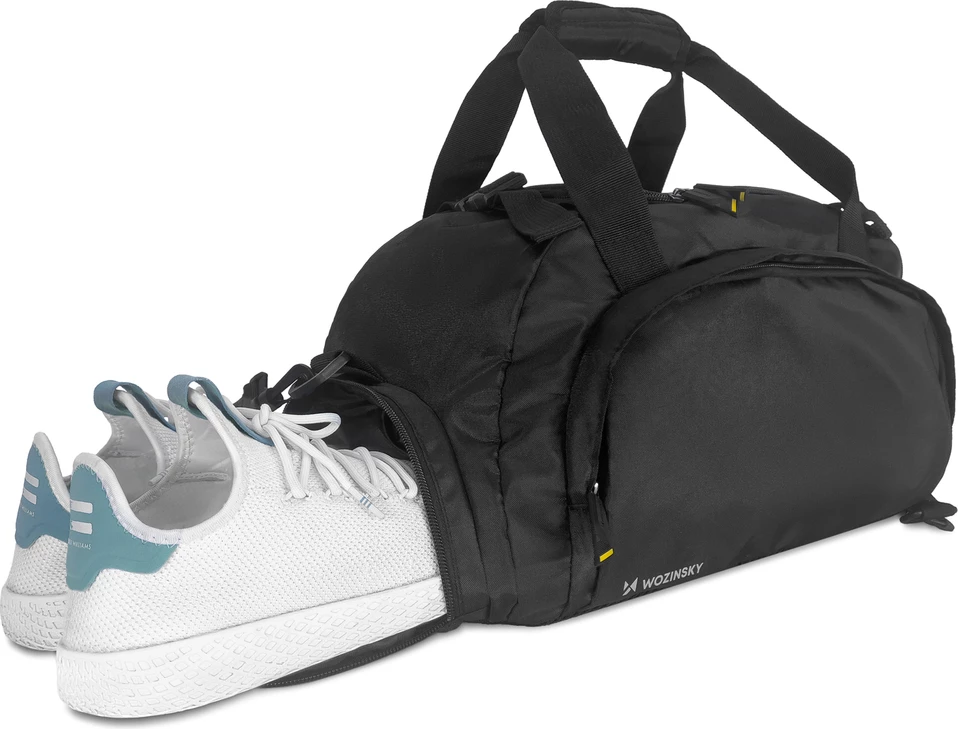 Çantë sportive/udhëtimi Wozinsky WSB-B01, 16L, 40x20x25cm, e zezë