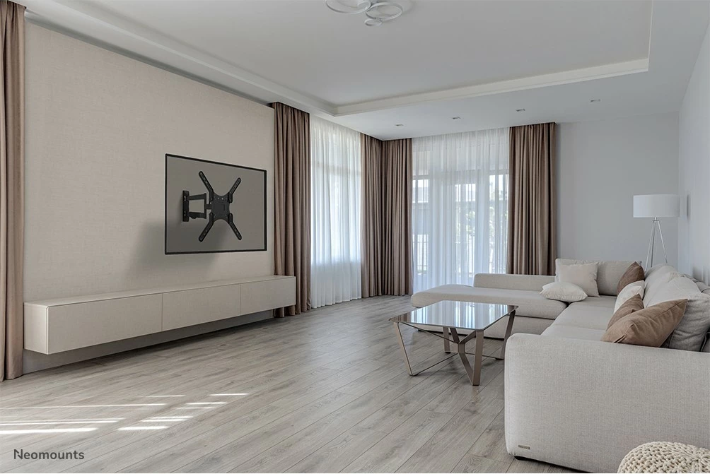 Mbajtës muri për TV Newstar Neomounts WL40-550BL14, full motion, 32-55 inç, VESA 400x400, e zezë