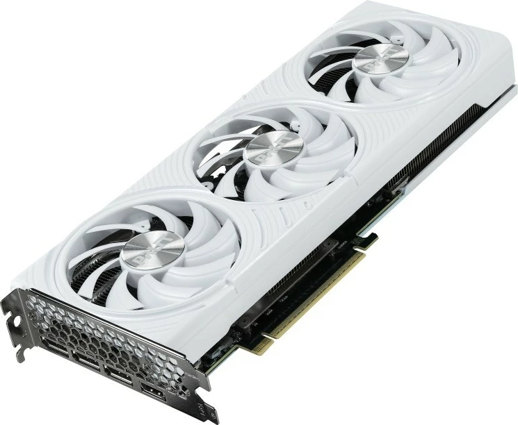 Kartelë grafike Palit GeForce RTX 5070 WHITE OC, 12GB GDDR7, 192bit, 3x DisplayPort/HDMI, e bardhë