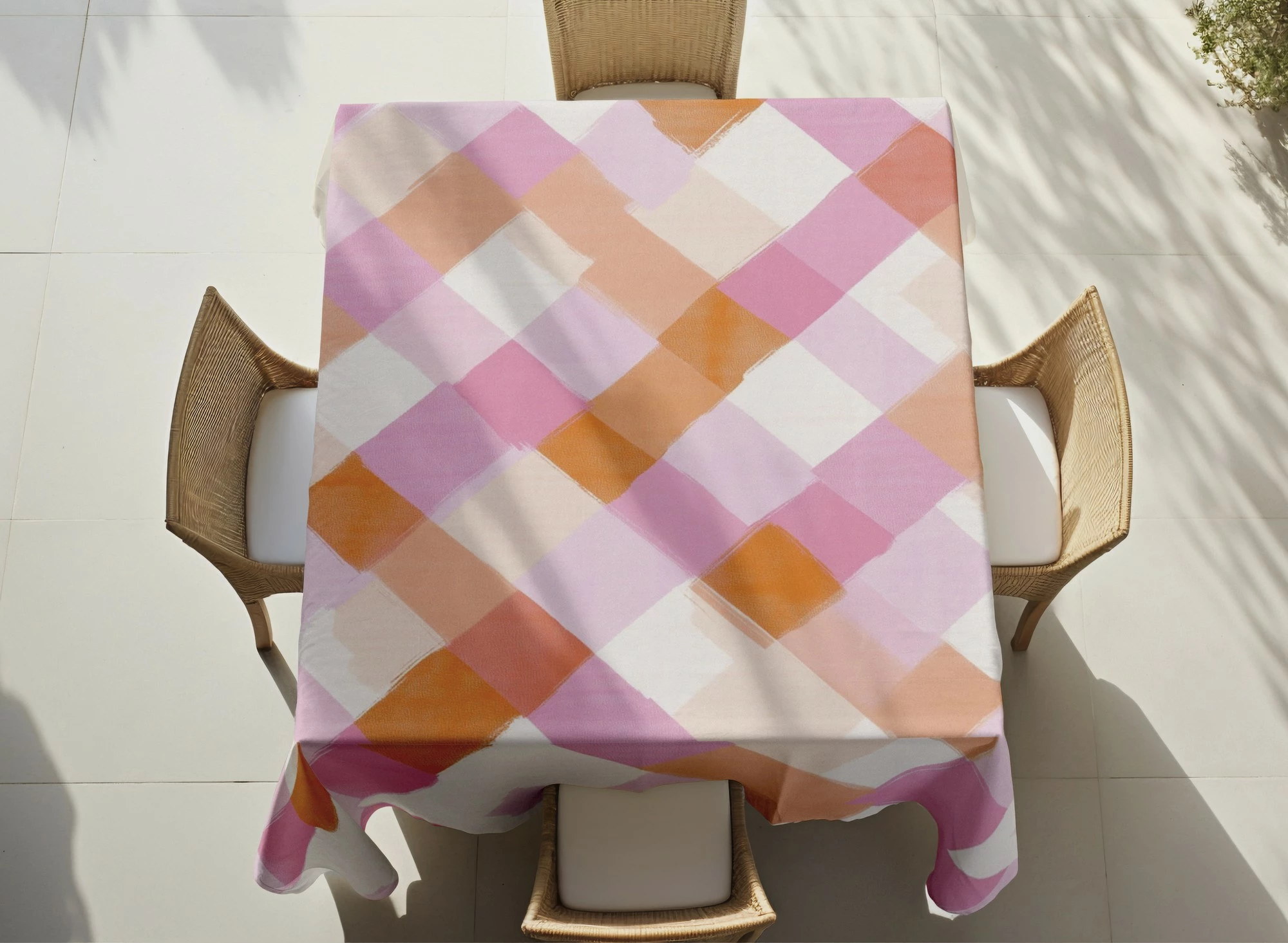 Mbulesë tavoline Hermia, Asr-tblclt25-11, 140x140cm