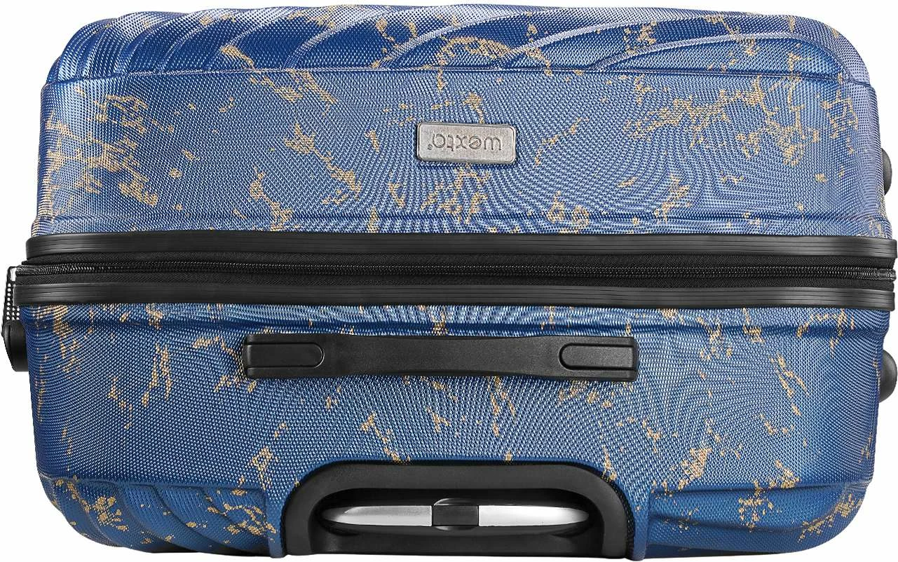 Valixhe udhëtimi Zoozie Bags, Wexta Wx-300, e madhe, ngjyrë kaltër, me printim