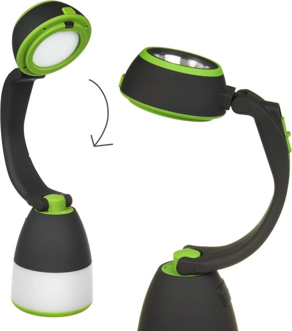 Llambë LED 3-në-1 Maclean MCE298 me powerbank, e zezë/gjelbër/bardhë