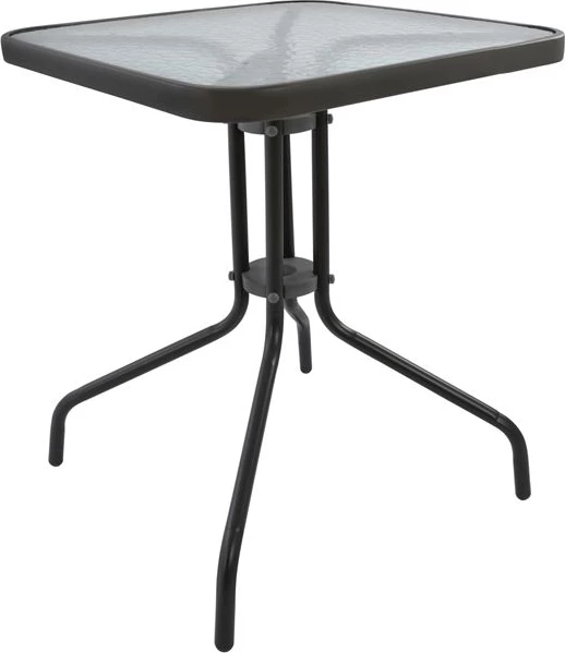 Tavolinë Figo metalike, ngjyrë gri, 60x60x72 cm, FH5035.01