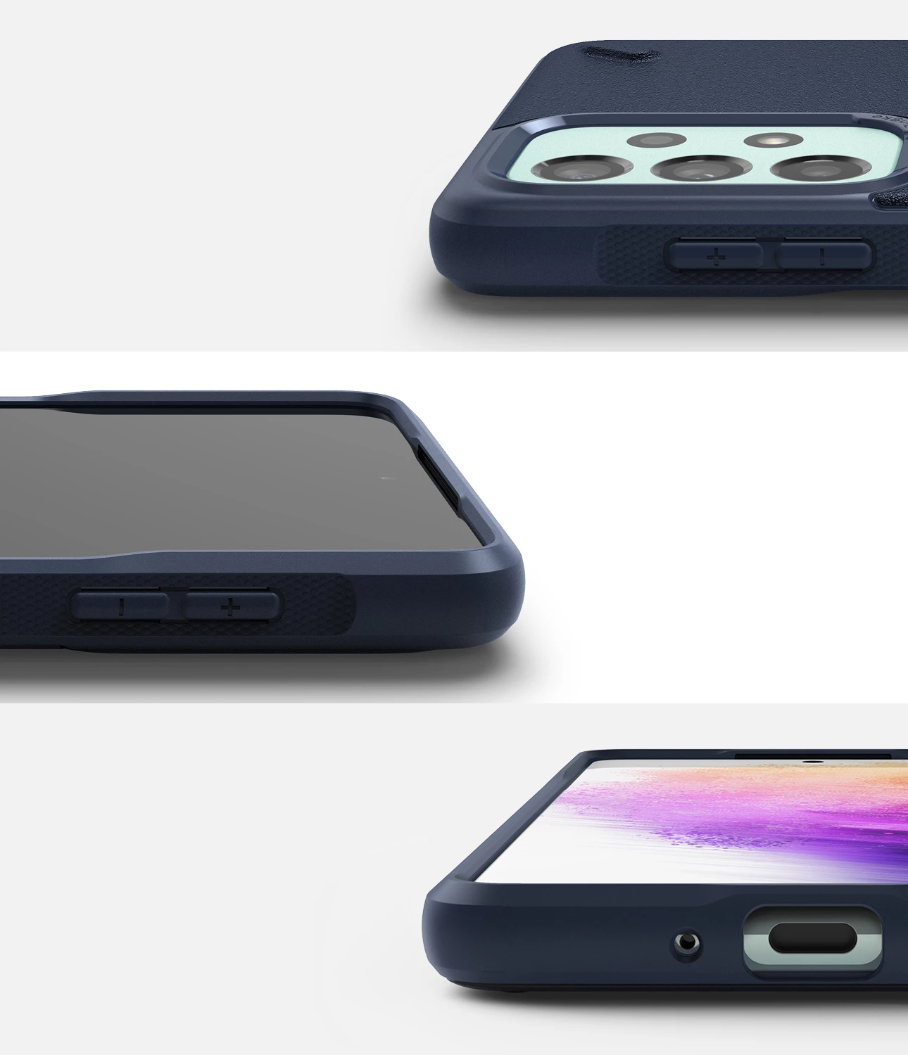 Mbështjellës Ringke Onyx për Samsung Galaxy A73, kaltër