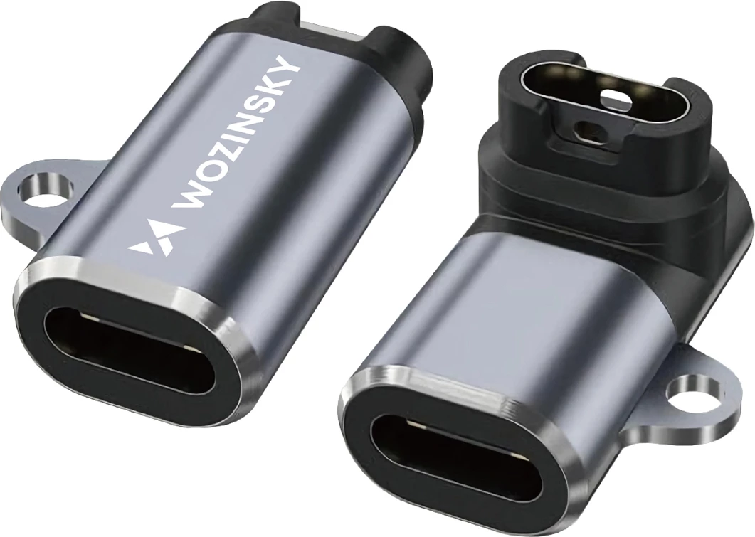Adapter USB-C Wozinsky WAYGS1 për Garmin smartwatch, Gri