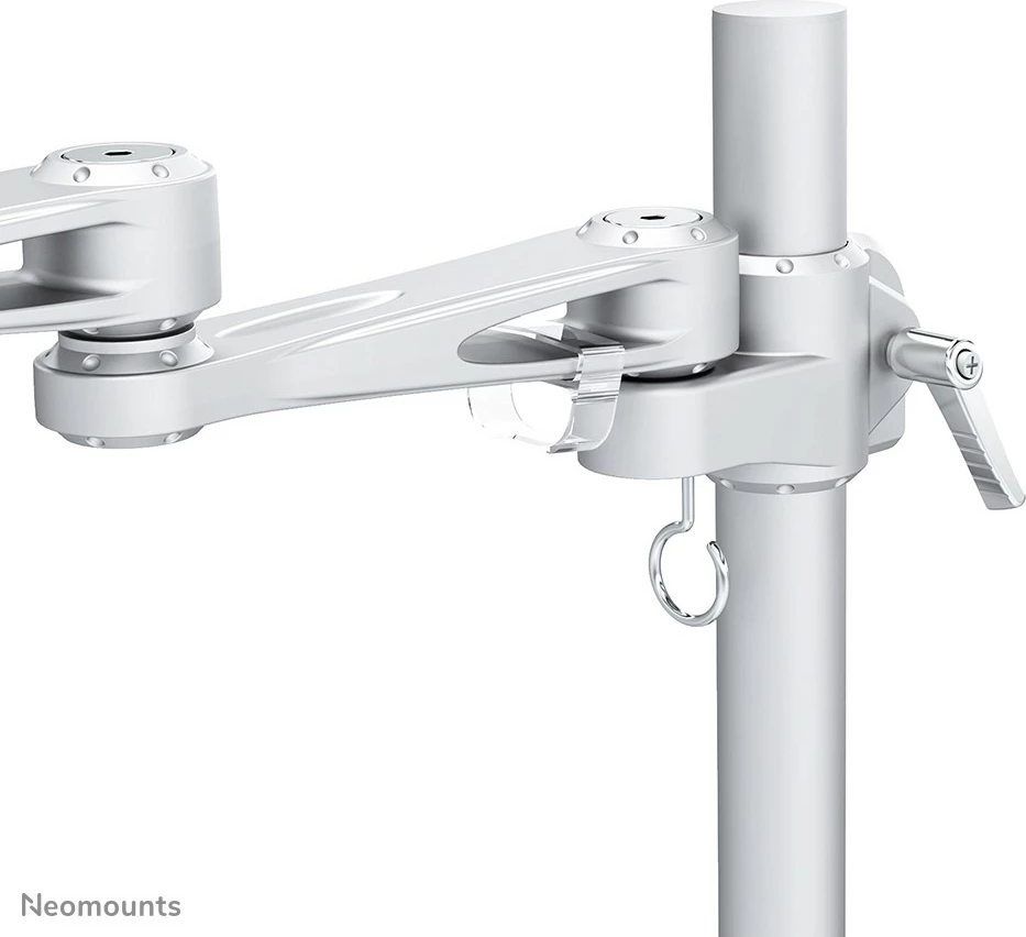 Krah monitori Newstar FPMA-D935G, 10-30 inç, Grommet, argjend