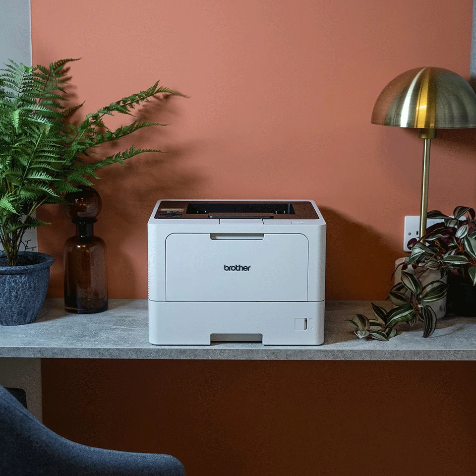 Printer laser Brother HL-L5210DWT, 1200x1200 DPI, duplex, Wi-Fi, i bardhë