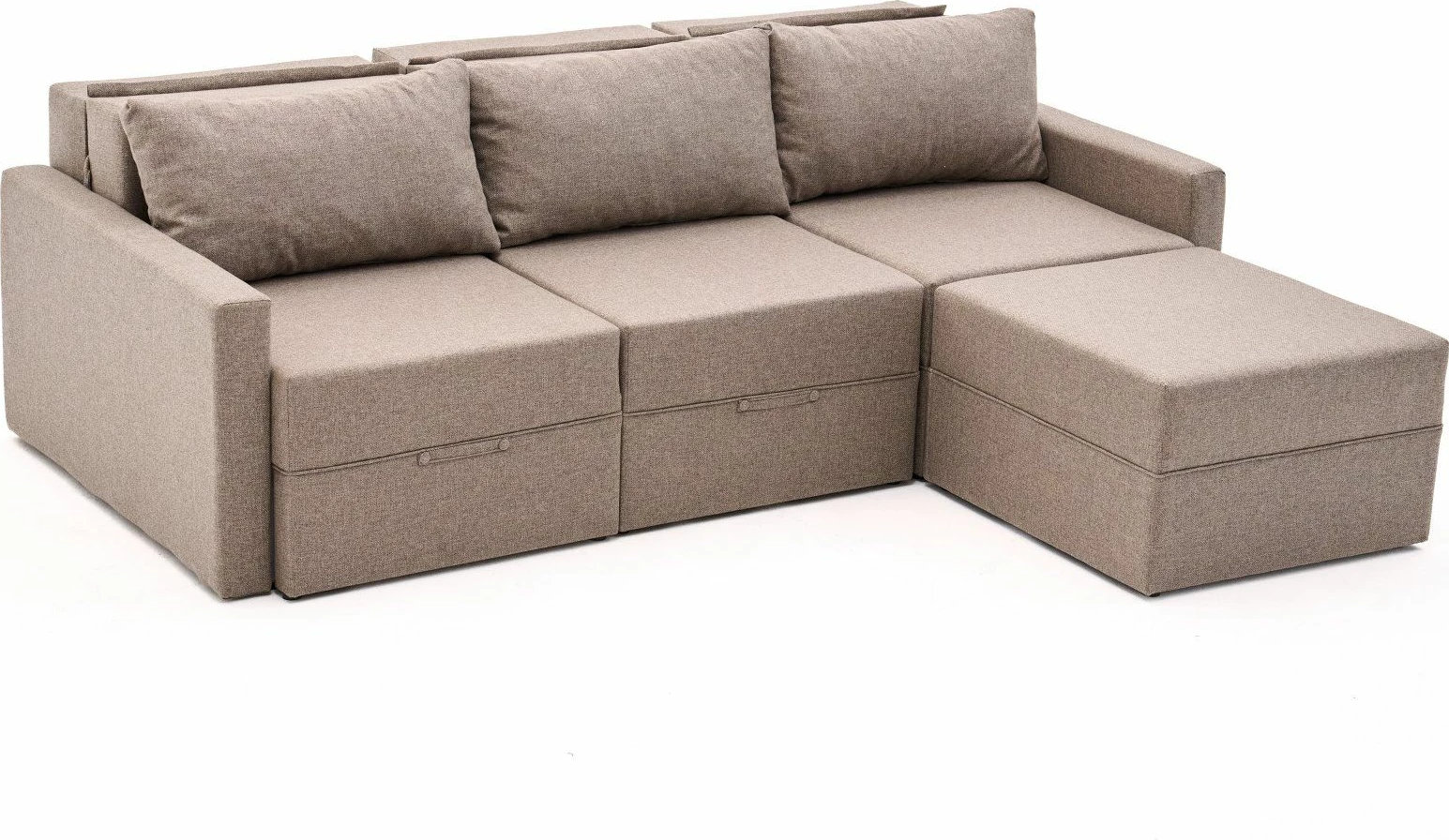 Kënd-sofë krevati Atelier del Sofa, Saros, kafe