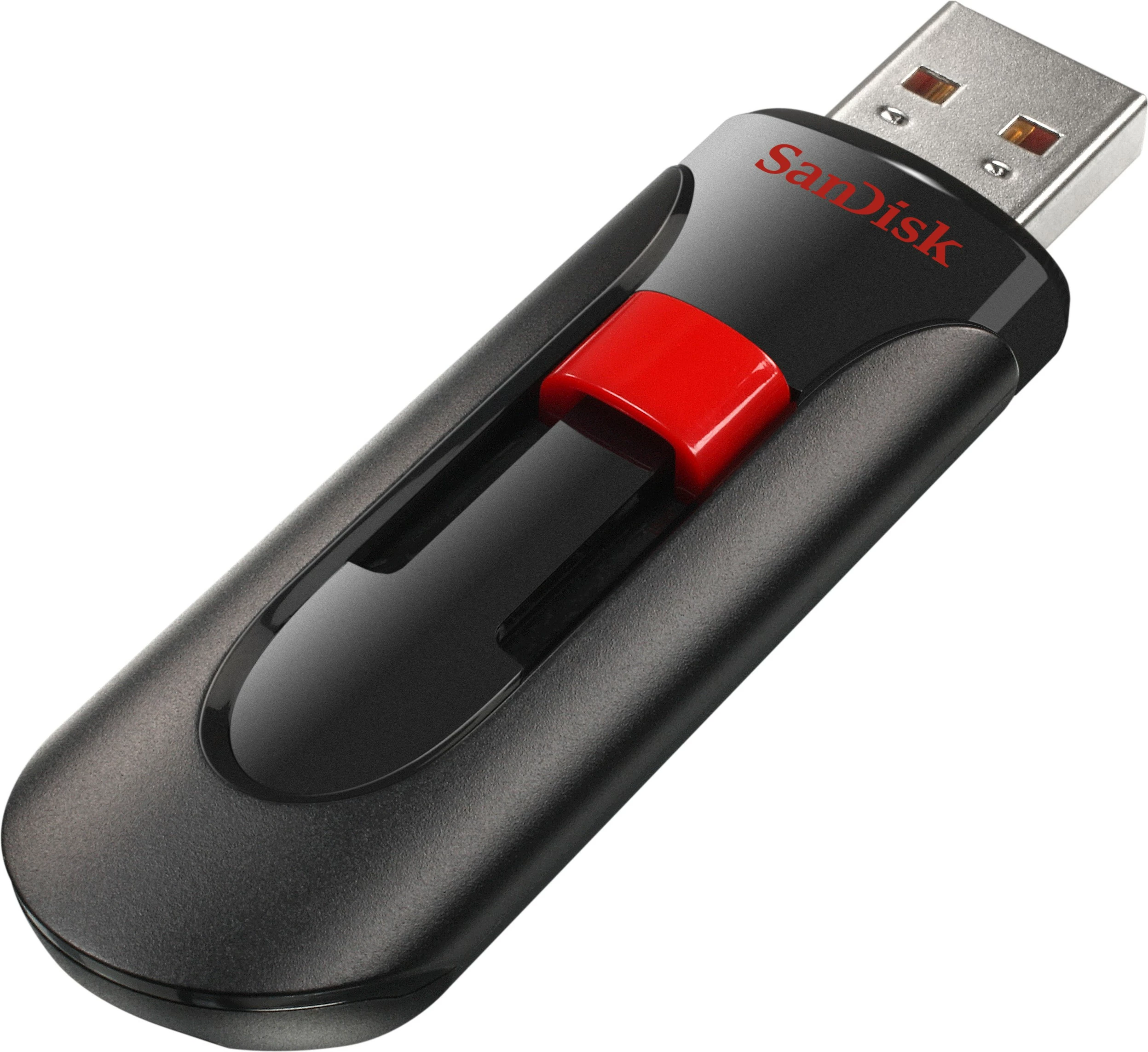 USB stick SanDisk Cruzer Glide 64GB, USB 2.0, zi/kuqe