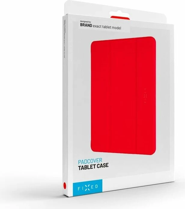 Mbështjellës FIXED Padcover për Apple iPad 10.9\" (2022) / iPad 11\" (2025), Sleep & Wake, stand, 360° mbrojtje, i kuq