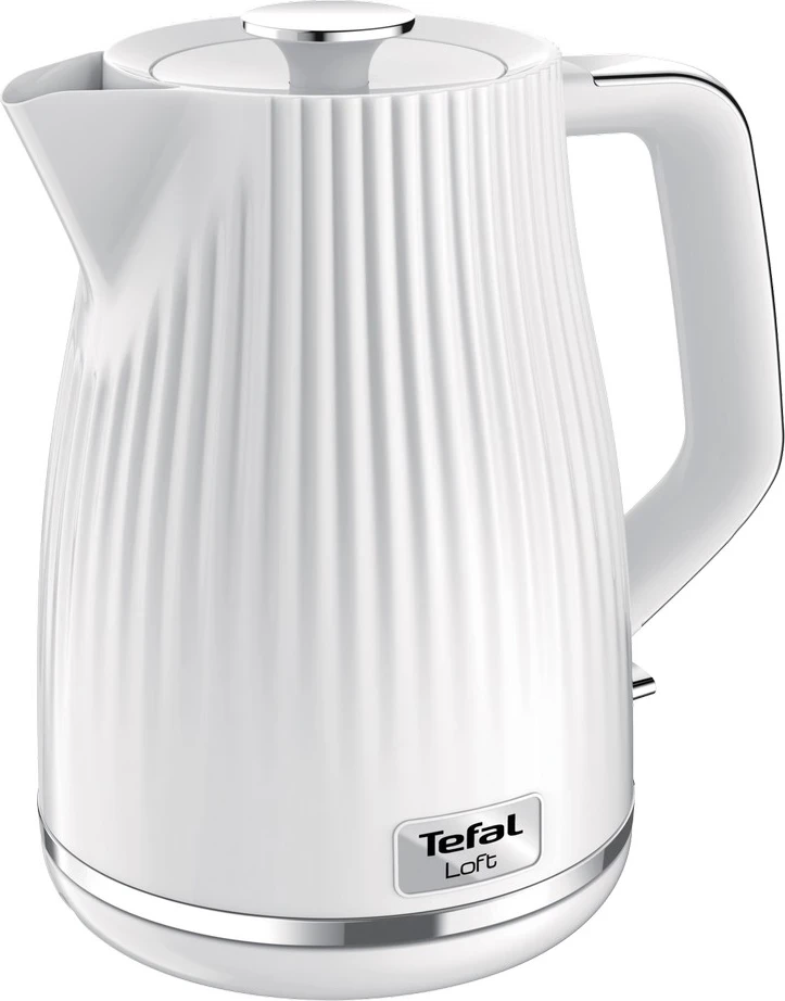 Çajnik elektrik Tefal KO250130 Loft, 1.7L, 2400W, i bardhë