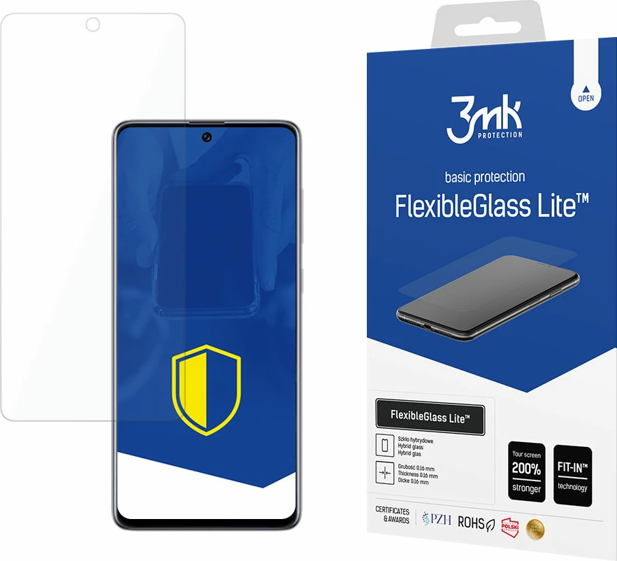 Mbrojtës ekrani 3mk FlexibleGlass Lite për Samsung Galaxy A71 5G, Transparent