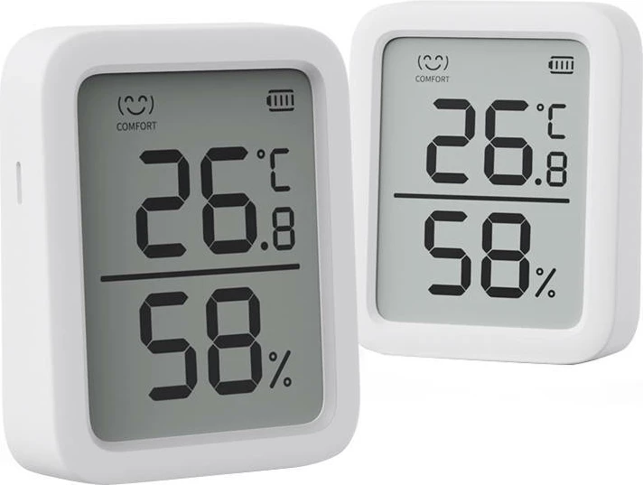 Termometër dhe higrometër SwitchBot Meter Plus, Bluetooth, i bardhë