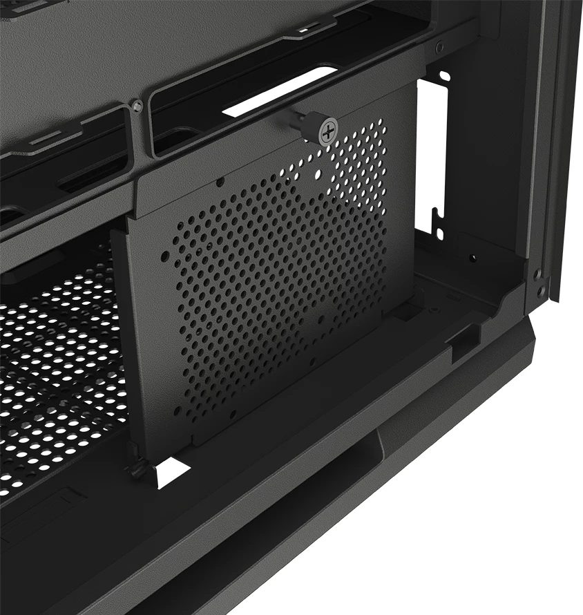 Kasë COUGAR FV270 mid tower, tempered glass, ATX, RGB, e zezë