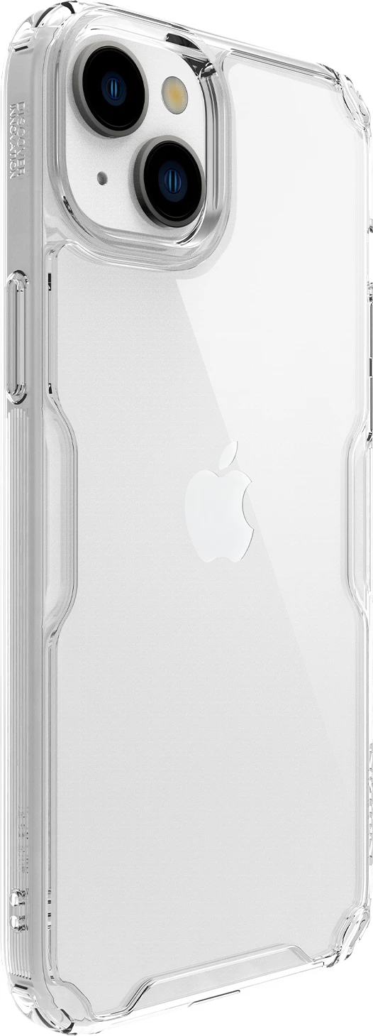 Mbështjellës Nillkin Nature Pro për iPhone 15 Pro, Transparent, Bardhë