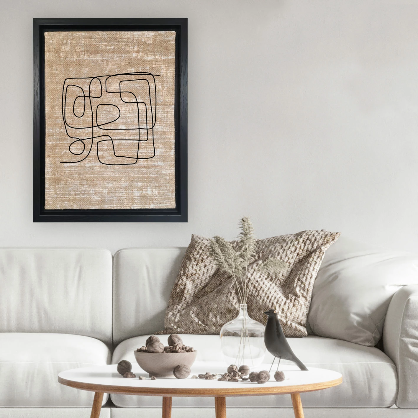 Pikturë dekorative në kanavacë Wallity, shumëngjyrëshe, LSJ818206842824 - 96136, 96x136cm