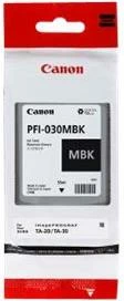 kartushë boje Canon PFI-030MBK 55 ml original matte black (3488C001) e zezë matte