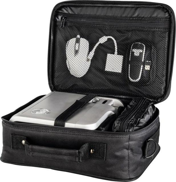 Çantë projektori Hama 101066, me rrip supi, e zezë