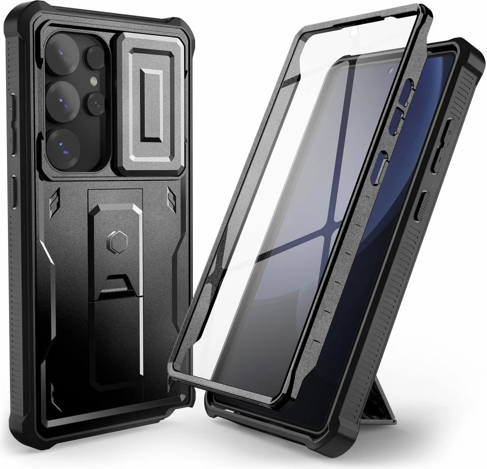 Mbështjellës Tech-Protect Kevlar Cam+ për Samsung Galaxy S25 Ultra, i zi