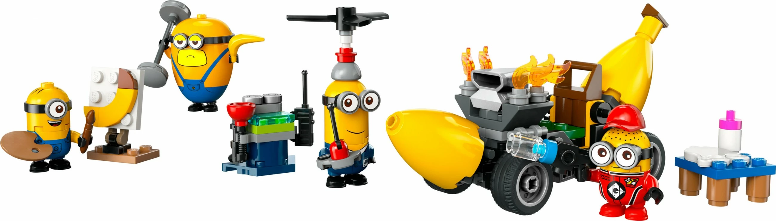 Set ndërtimi LEGO Minions 75580, 136 pjesë, shumëngjyrëshe