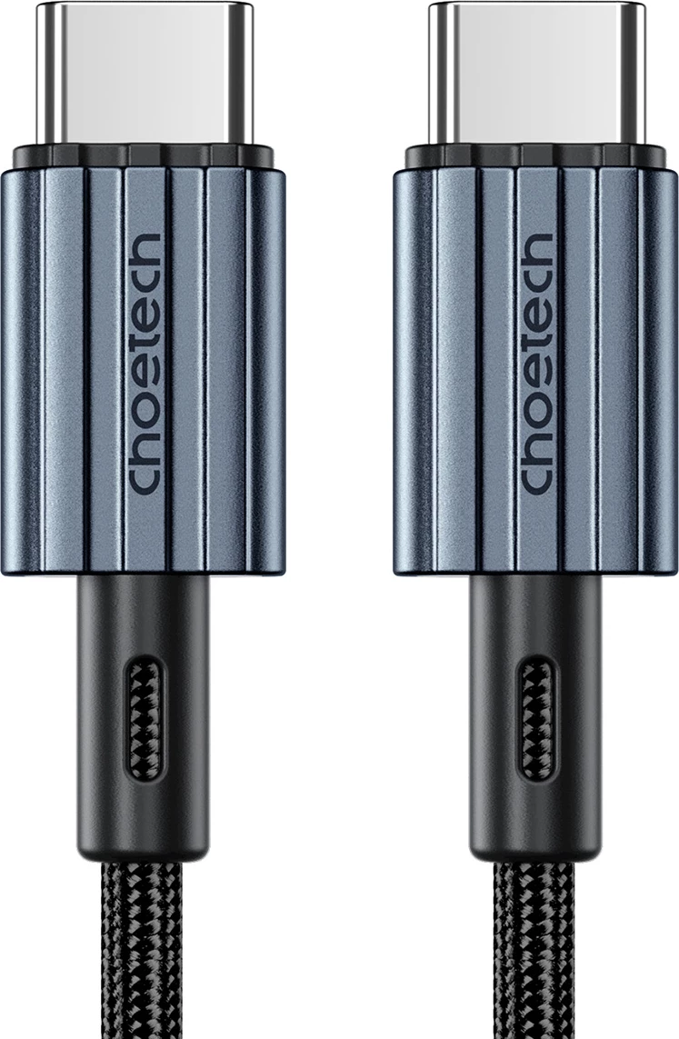 Kabllo USB-C në USB-C Choetech XCC-1014, 1.2m, 60W, Gri