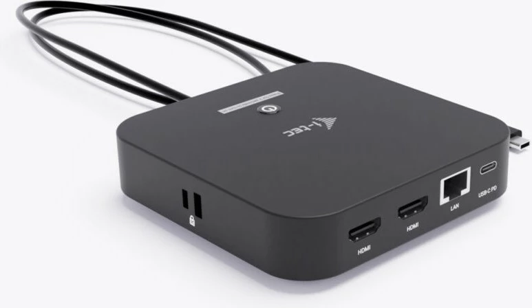 Docking station I-Tec USB-C Dual HDMI, 2xHDMI, 1xGLAN, 2xUSB-A 3.2, 2xUSB 2.0, 1xUSB-C Gen2, 1xUSB-C Gen1, 100W USB-C PD, i zi