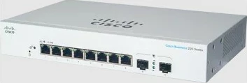 Switch Cisco CBS220-8T-E-2G, 8 porta, 2 SFP, i bardhë