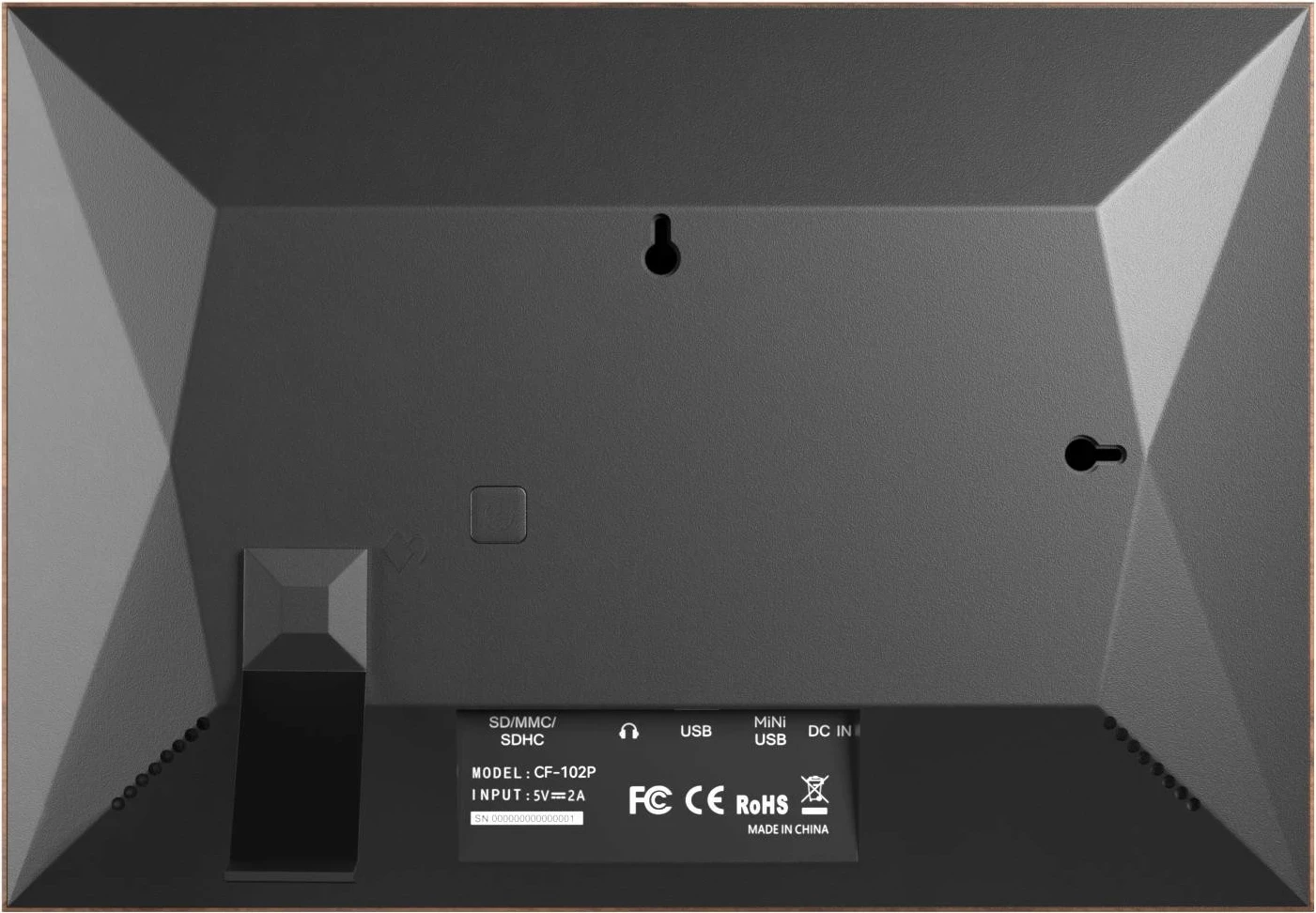 Kornizë dixhitale Kodak CF102P, 32GB, WiFi, kafe