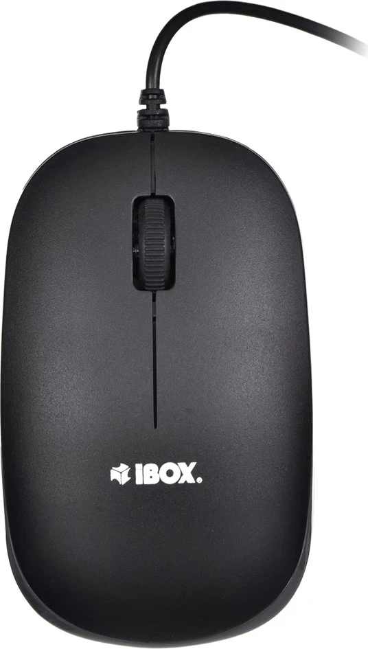 Tastierë dhe maus IBOX IKMS606, USB, QWERTY, Anglisht, E zezë