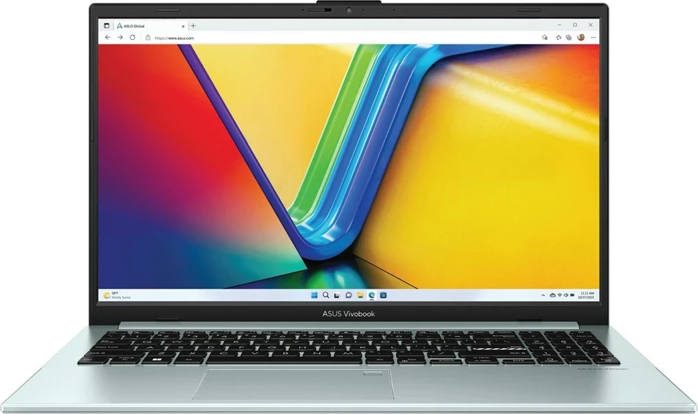 Laptop ASUS Vivobook GO 15 OLED E1504FA-L1248W, Ryzen 5 7520U, 16 GB RAM, 512 GB SSD, Gjelbër
