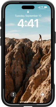 Mbështjellës UAG Civilian MagSafe për iPhone 16 Plus, i zi