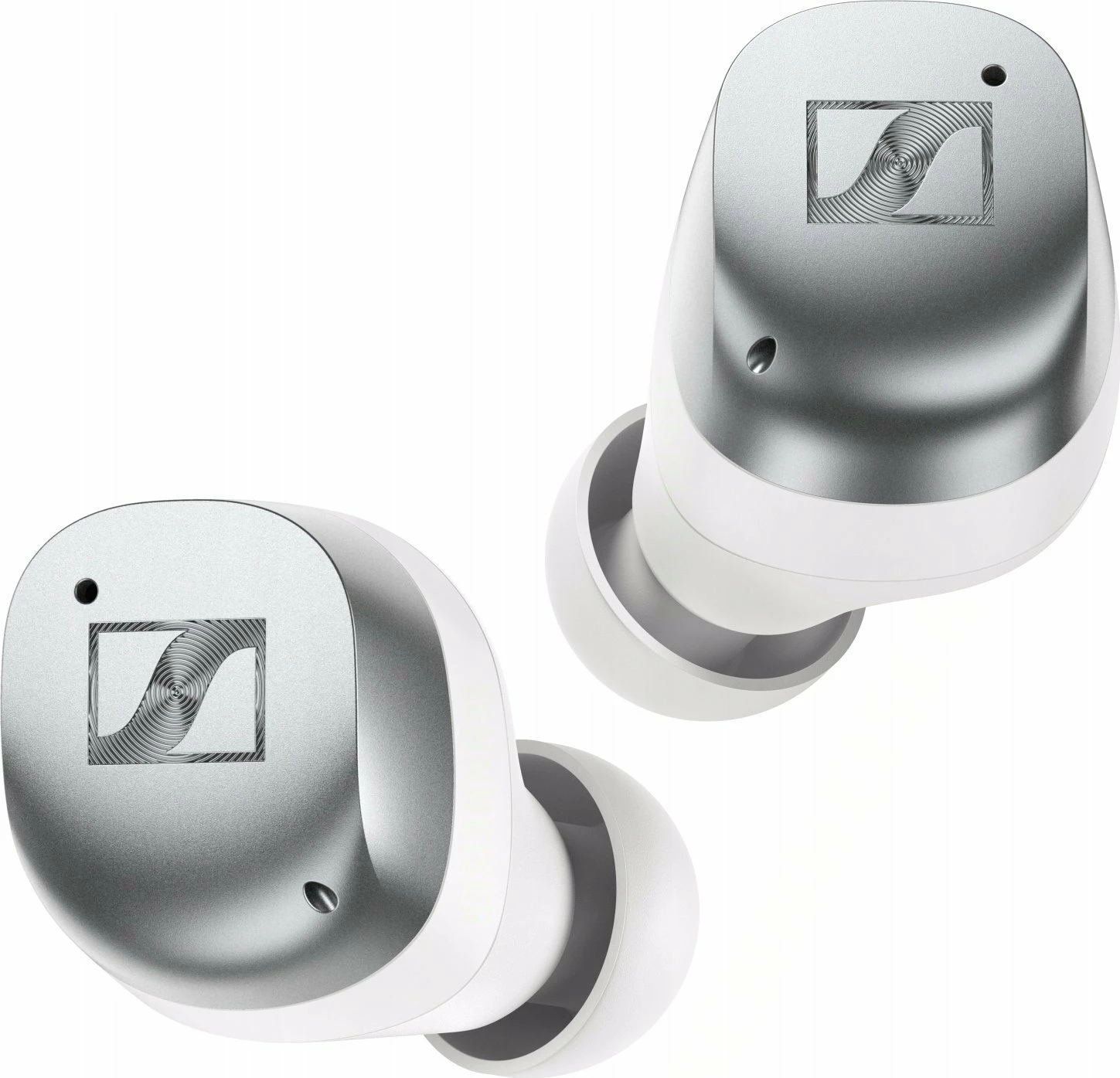 Kufje Sennheiser Momentum True Wireless 4 30 orë, ANC, LE Audio/Auracast, Qi, White-Silver